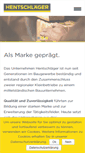 Mobile Screenshot of hentschlaeger.at